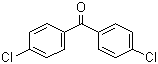 structure of CAS# 90-98-2, 4,4'-Dichlorobenzophenone;p-Dichlorobenzophenone