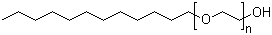 Polyethoxylated fatty alcohols molecular structure (CAS 9002-92-0)