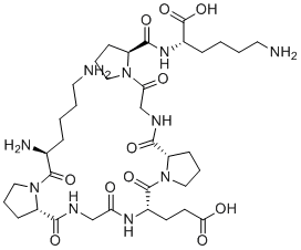 结构式 CAS# 9007-34-5, 胶原蛋白; 去端肽胶原
