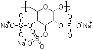 structure of CAS# 9011-18-1, Dextran sulfate sodium