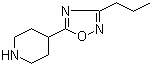 结构式 CAS# 902837-03-0, 4-(3-丙基-1,2,4-恶二唑-5-基)哌啶