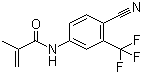 N-[4-Cyano-3-(trifluoromethyl)phenyl]-2-methacrylamide molecular structure (CAS 90357-53-2)