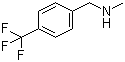 结构式 CAS# 90390-11-7, N-甲基-N-(4-三氟甲基)苄基胺