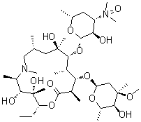 结构式 CAS# 90503-06-3, 阿奇霉素 3'-N-氧化物