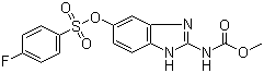 structure of CAS# 90509-02-7, Luxabendazole;Methyl 5-hydroxy-2-benzimidazolecarbamate p-fluorobenzenesulfonate