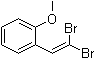 结构式 CAS# 90585-32-3, 1-(2,2-二溴乙烯基)-2-甲氧基苯