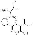 structure of CAS# 90614-48-5, L-Isoleucyl-L-prolyl-L-isoleucine;Diprotin A