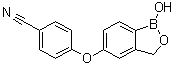 structure of CAS# 906673-24-3, Crisaborole;AN 2728; 4-[(1,3-Dihydro-1-hydroxy-2,1-benzoxaborol-5-yl)oxy]benzonitrile