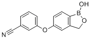 structure of CAS# 906673-42-5, Crisaborole m-Isomer;3-[(1-hydroxy-3H-2,1-benzoxaborol-5-yl)oxy]benzonitrile