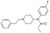 结构式 CAS# 90736-23-5, 对氟芬太尼