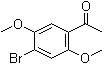 结构式 CAS# 90841-64-8, 4'-溴-2',5'-二甲氧基苯乙酮