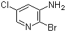 结构式 CAS# 90902-83-3, 2-溴-3-氨基-5-氯吡啶