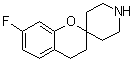结构式 CAS# 909072-52-2, 7-氟-3,4-二氢螺[2H-1-苯并吡喃-2,4'-哌啶]