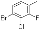 structure of CAS# 909122-30-1, 4-Bromo-3-chloro-2-fluorotoluene;1-Bromo-2-chloro-3-fluoro-4-methylbenzene