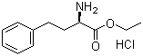 结构式 CAS# 90940-54-8, D-高苯丙氨酸乙酯盐酸盐