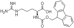 structure of CAS# 91000-69-0, Fmoc-L-Arginine;N-alpha-9-Fluorenylmethoxycarbonyl-L-arginine; Fmoc-Arg-OH