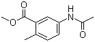 结构式 CAS# 91133-72-1, 5-乙酰氨基-2-甲基苯甲酸甲酯