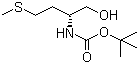 structure of CAS# 91177-57-0, Boc-D-methioninol