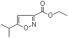 结构式 CAS# 91240-30-1, 5-异丙基异恶唑-3-甲酸乙酯