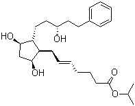 结构式 CAS# 913258-34-1, 反式拉坦前列素