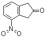 structure of CAS# 913297-09-3, 2,3-Dihydro-4-nitro-1H-inden-2-one;1,3-Dihydro-4-nitro-2H-inden-2-one