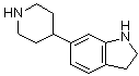 structure of CAS# 914223-14-6, 2,3-Dihydro-6-(4-piperidinyl)-1H-indole