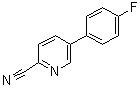 结构式 CAS# 914349-75-0, 5-(4-氟苯基)-2-吡啶甲腈