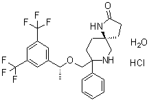 结构式 CAS# 914462-92-3, 罗拉吡坦盐酸盐一水合物