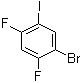 结构式 CAS# 914636-91-2, 1-溴-2,4-二氟-5-碘苯