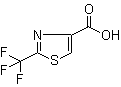 结构式 CAS# 915030-08-9, 2-(三氟甲基)噻唑-4-羧酸