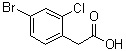 structure of CAS# 916516-89-7, 4-Bromo-2-chlorobenzeneacetic acid;(4-Bromo-2-chlorophenyl)acetic acid; 2-(4-Bromo-2-chlorophenyl)acetic acid