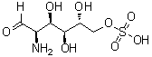 structure of CAS# 91674-26-9, D-Glucosamine-6-sulfate;2-Amino-2-deoxy-D-glucose 6-sulfate
