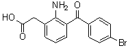 结构式 CAS# 91714-94-2, 溴芬酸