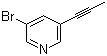 structure of CAS# 917772-69-1, 3-Bromo-5-(prop-1-ynyl)pyridine
