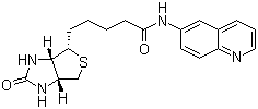 结构式 CAS# 91853-89-3, 生物素基-6-氨基喹啉