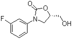 结构式 CAS# 919081-42-8, (S)-3-(3-氟苯基)-5-羟甲基恶唑烷-2-酮