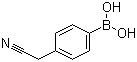 structure of CAS# 91983-26-5, 4-(Cyanomethyl)benzeneboronic acid