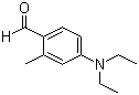 structure of CAS# 92-14-8, 4-Diethylamino-2-methylbenzaldehyde;N,N-Diethyl-4-amino-2-methylbenzaldehyde
