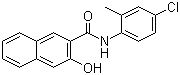 4'-Chloro-3-hydroxy-2'-methyl-2-naphthanilide molecular structure (CAS 92-76-2)