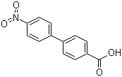 4'-Nitrobiphenyl-4-carboxylic acid molecular structure (CAS 92-89-7)