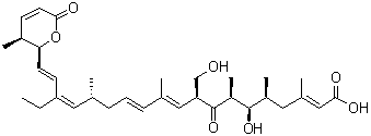structure of CAS# 92090-94-3, Kazusamycin A;Antibiotic 81-484; Antibiotic CL 1957B; CL 1957B; Kazusamycin