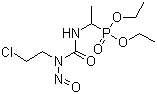 结构式 CAS# 92118-27-9, 福莫司汀; 1-[3-(2-氯乙基)-3-亚硝基脲]-乙基磷酸二乙酯