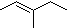 structure of CAS# 922-61-2, 3-Methyl-2-pentene;1,2,3-Trimethylpropene; 2-Ethyl-2-butene