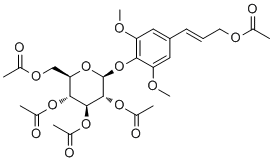 结构式 CAS# 92233-55-1, 五乙酸紫丁香甙酯