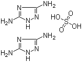 结构式 CAS# 92278-55-2, 1H-1,2,4-三氮唑-3,5-二胺硫酸盐