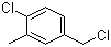 structure of CAS# 92304-76-2, 4-Chloro-3-methylbenzyl chloride