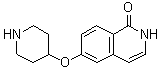 结构式 CAS# 923359-38-0, 6-(4-哌啶基氧基)-1(2H)-异喹啉酮