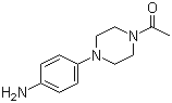 结构式 CAS# 92394-00-8, 1-乙酰基-4-(4-氨基苯基)哌嗪