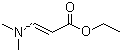 结构式 CAS# 924-99-2, 3-(N,N-二甲基氨基)丙烯酸乙酯; N,N-二甲氨基丙烯酸乙酯
