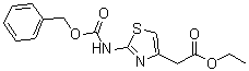 结构式 CAS# 92592-02-4, 2-[2-[[(苄氧基)羰基]氨基]-4-噻唑基]乙酸乙酯
